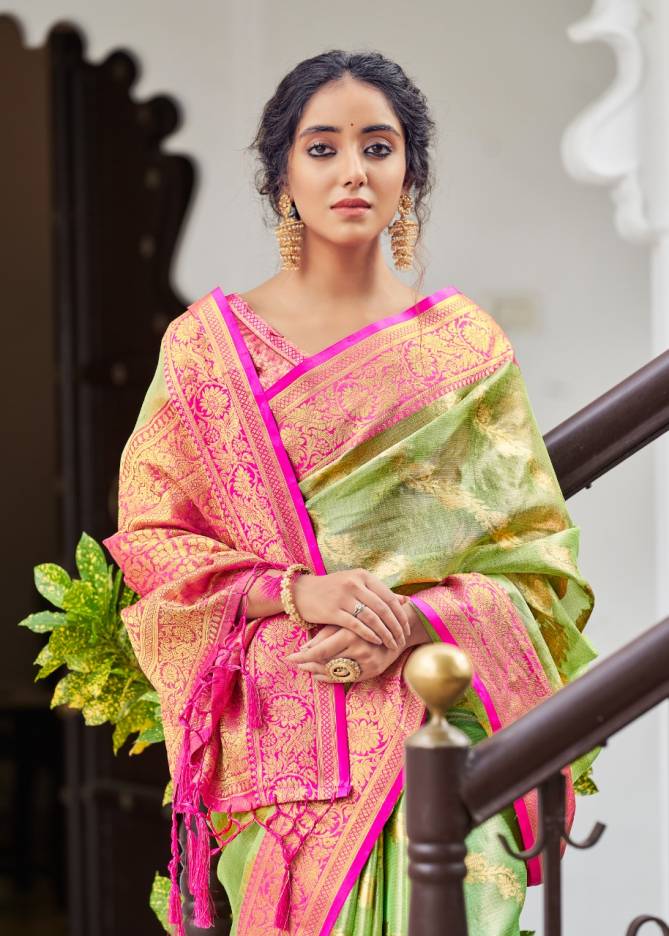 Rajyog Aspen Heavy Stylish Festive Wear Latest Soft Silk Saree Collection